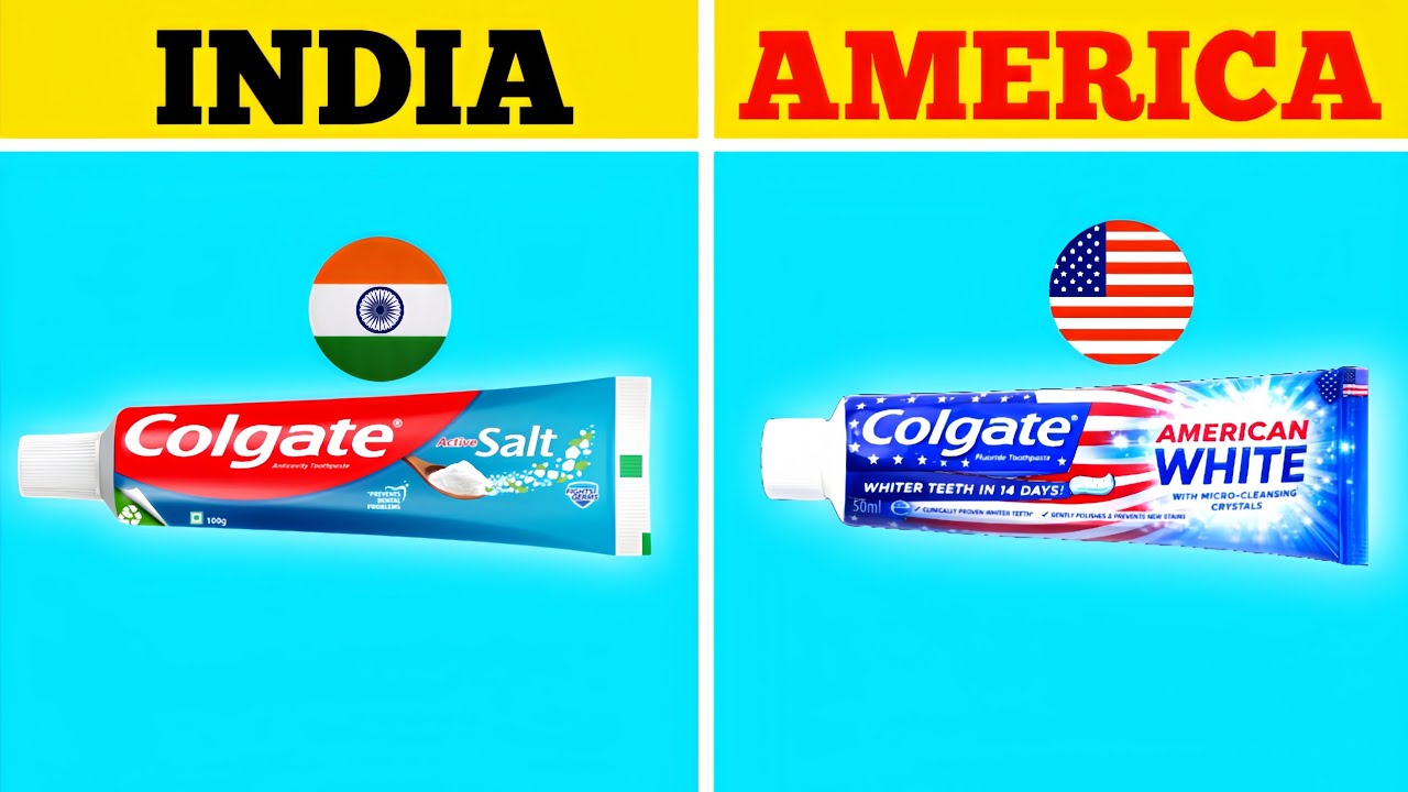 India vs America Colgate Toothpaste | Which One is Better? 🇮🇳🇺🇸
