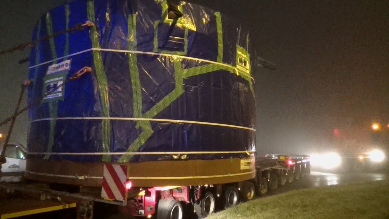Schwertransport TBM Hauptlager | Teil 2 - Ostfildern | #S21 PFA 1.2 Fildertunnel