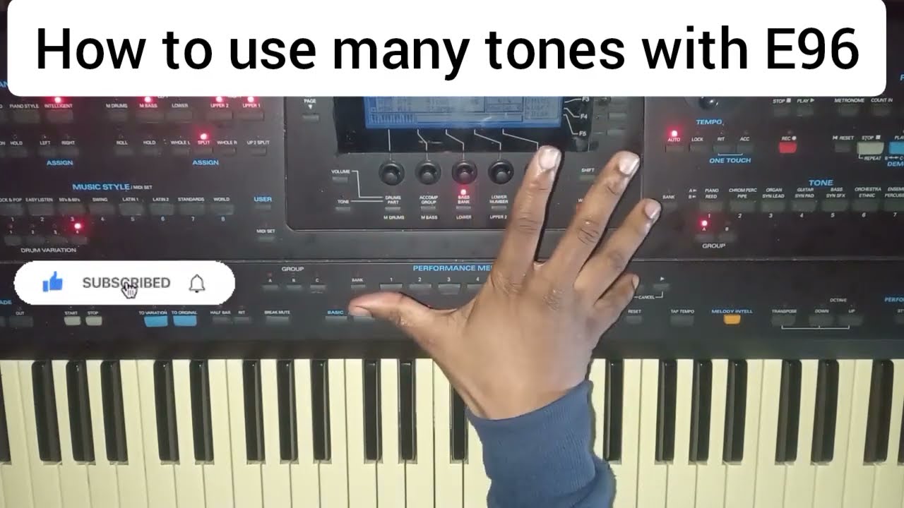 How to use more then 2 tones on E96 keyboard | I sell keyboards | whatsapp for sales 072 1414 681