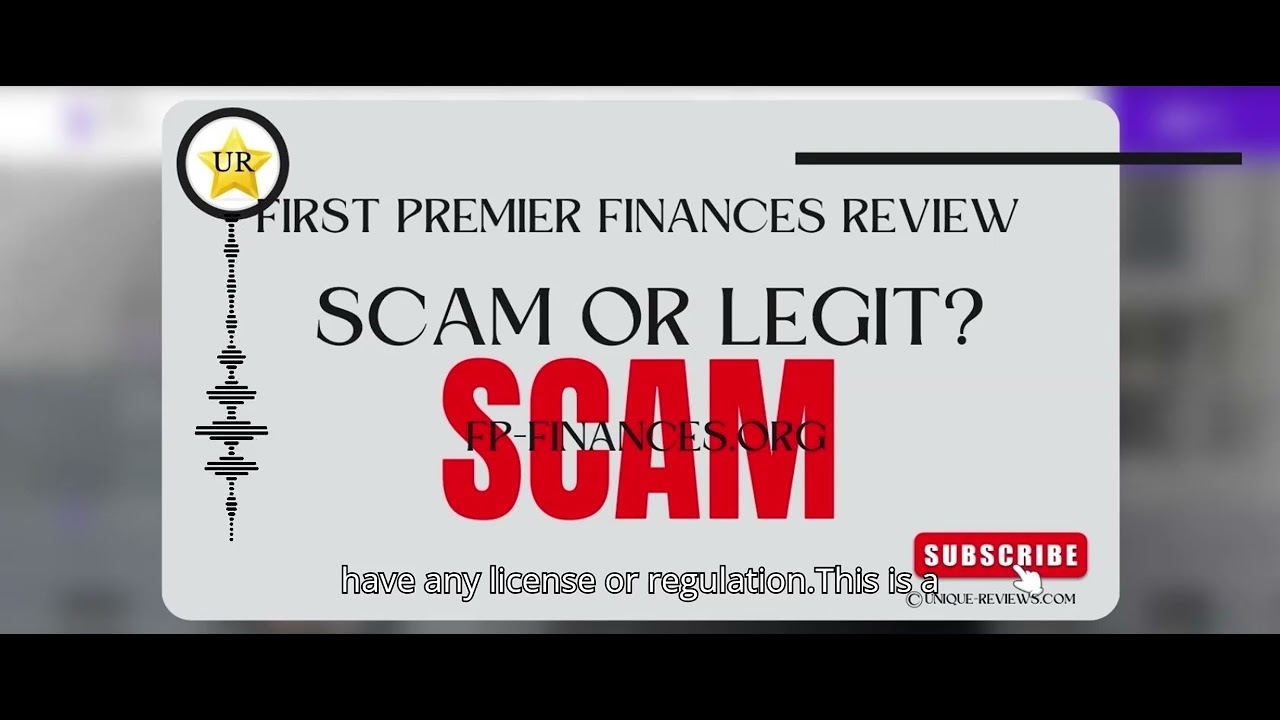 First Premier Finances Reviews, fp-finances.org review Scam