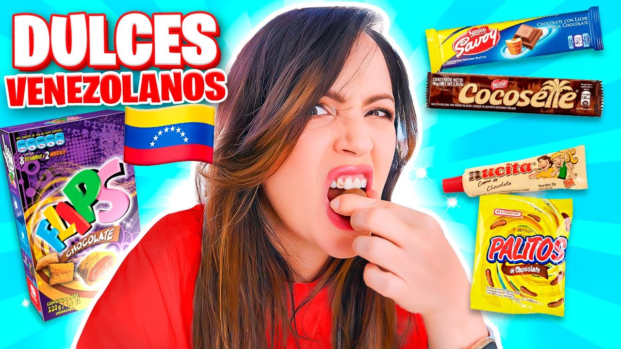 COMO SON LOS DULCES VENEZOLANOS? 🤔 PROBANDO DULCES DE VENEZUELA 😱 Sandra Cires Art 🔥