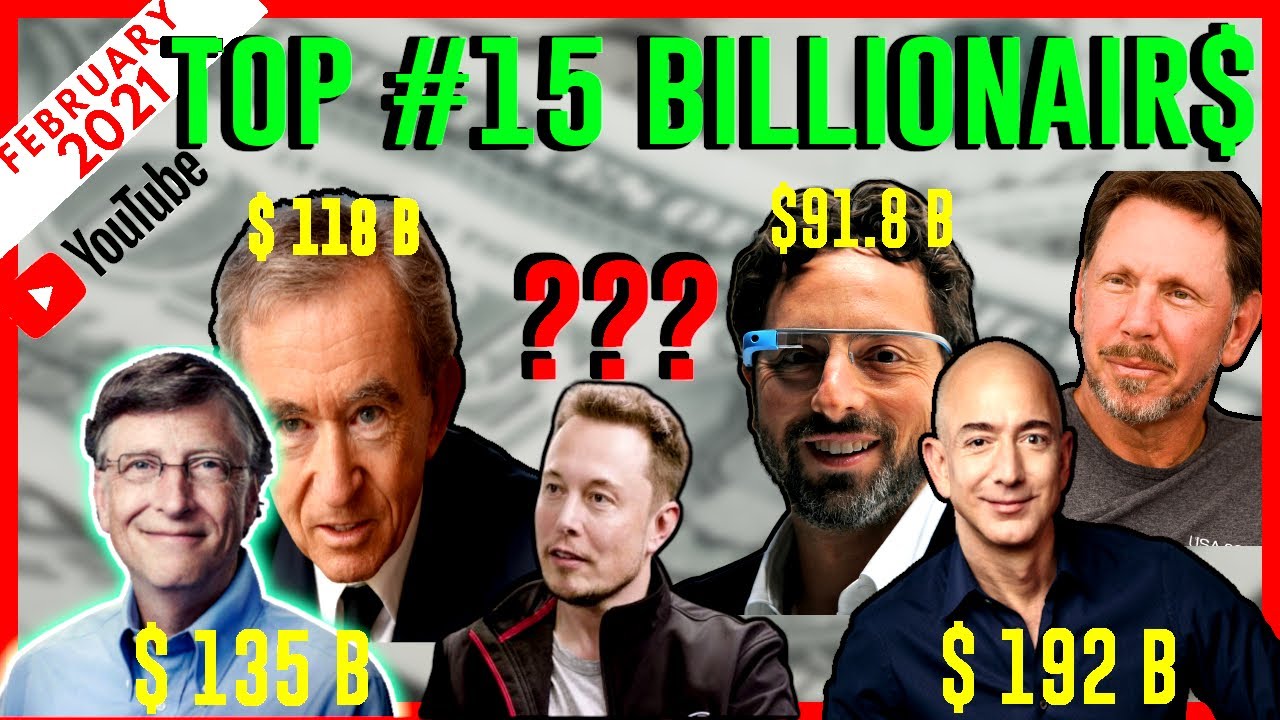 Top #15 BILLIONAIRS || Bloomberg Billionaires Index