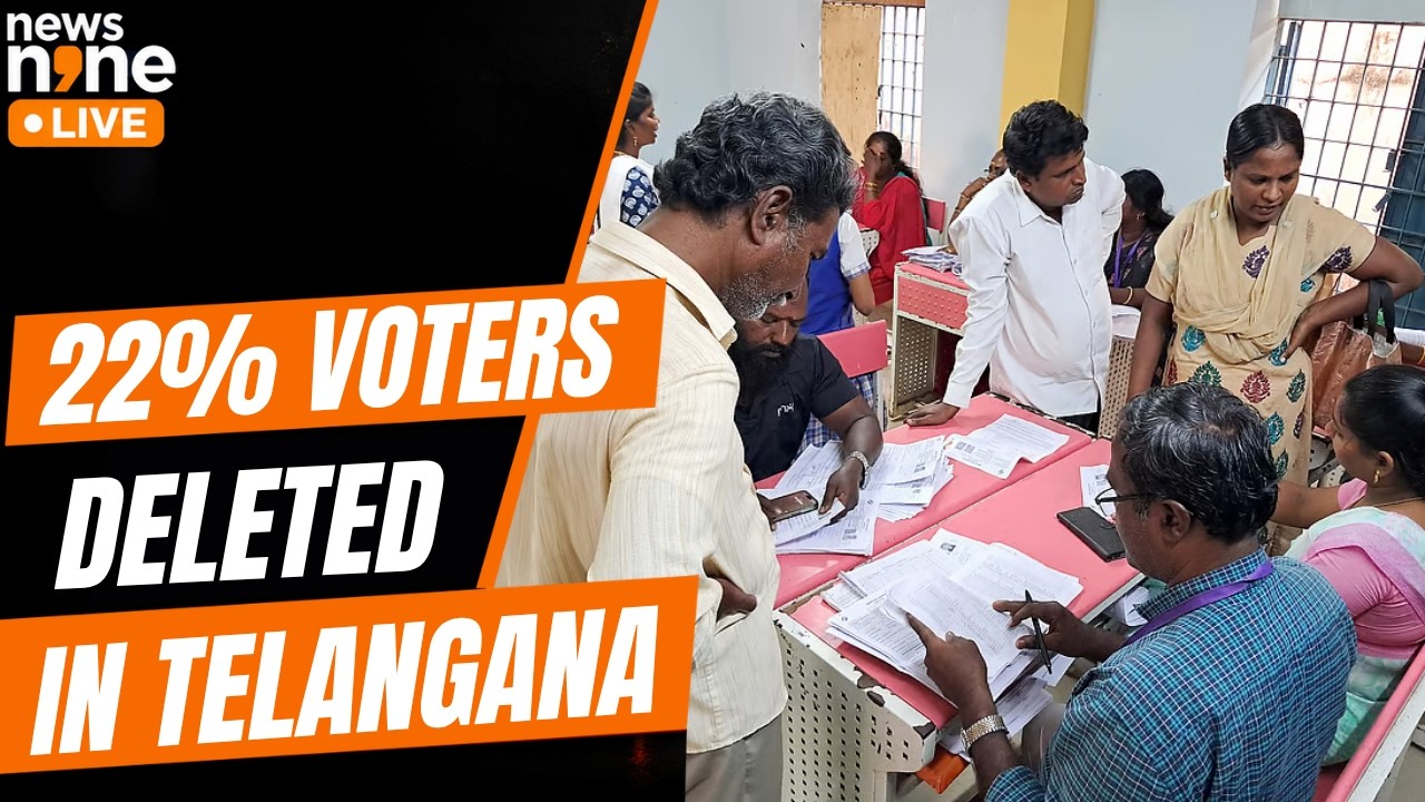 Telangana SIR: Nearly 22% Voters Deleted From Electoral Rolls | Why So Many Names Removed?
