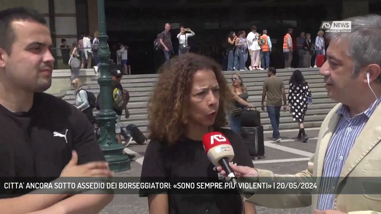 CITTA' ANCORA SOTTO ASSEDIO DEI BORSEGGIATORI: «SONO SEMPRE PIU' VIOLENTI» | 20/05/2024
