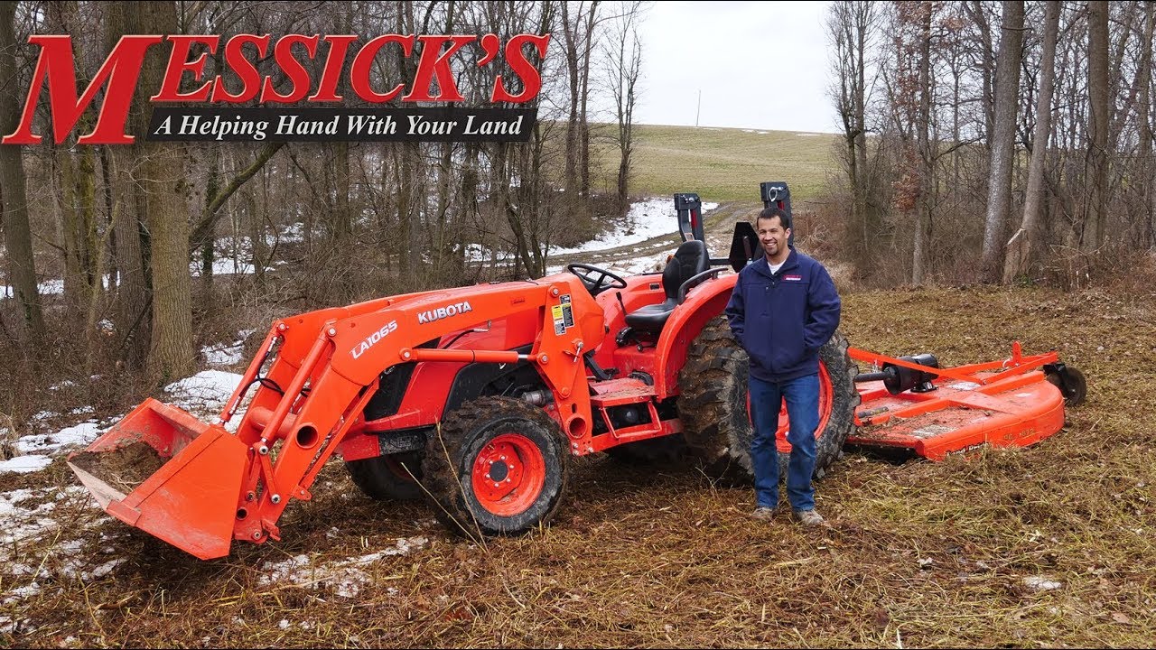 How to run a rotary cutter featuring the Land Pride RCR1872