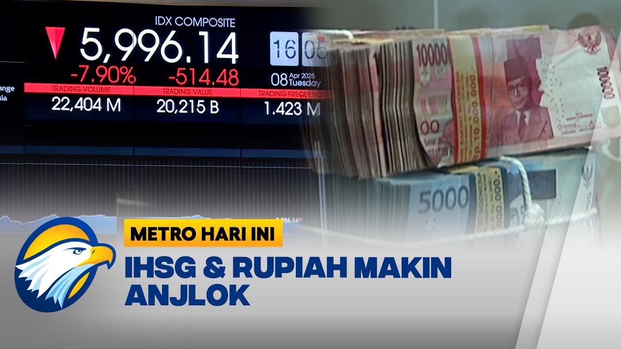IHSG & Nilai Tukar Rupiah ke Dollar Makin Ambruk - [Metro Hari Ini]