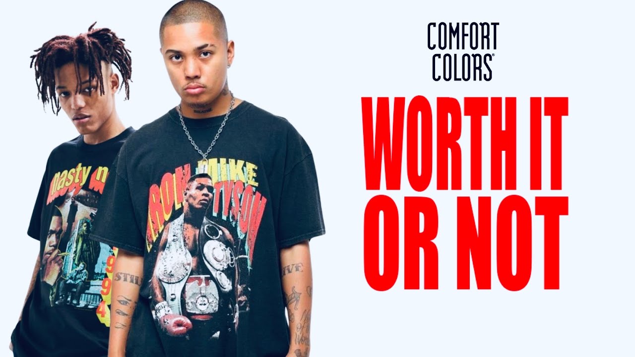 Обзор Comfort Colors. Лучшая футболка без рисунка для уличной моды.