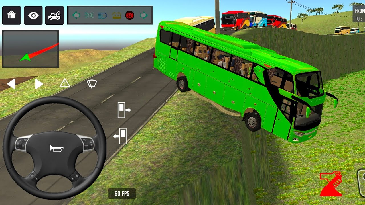 😭Bus Simulator: 3D Bus Games:Bus Simulator ll🔥 new euro coach ll NEW BUS SIMULATOR INDONESIA #games