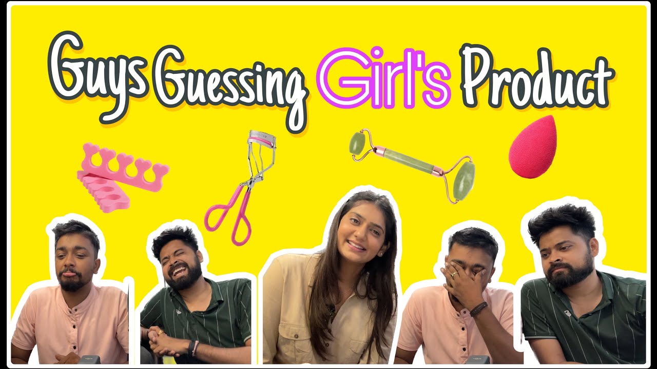 Quizzing My guy Friends about female Products | Krina Pathak