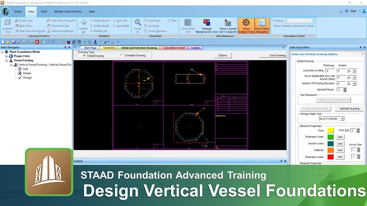 Designing Vertical Vessel Foundations