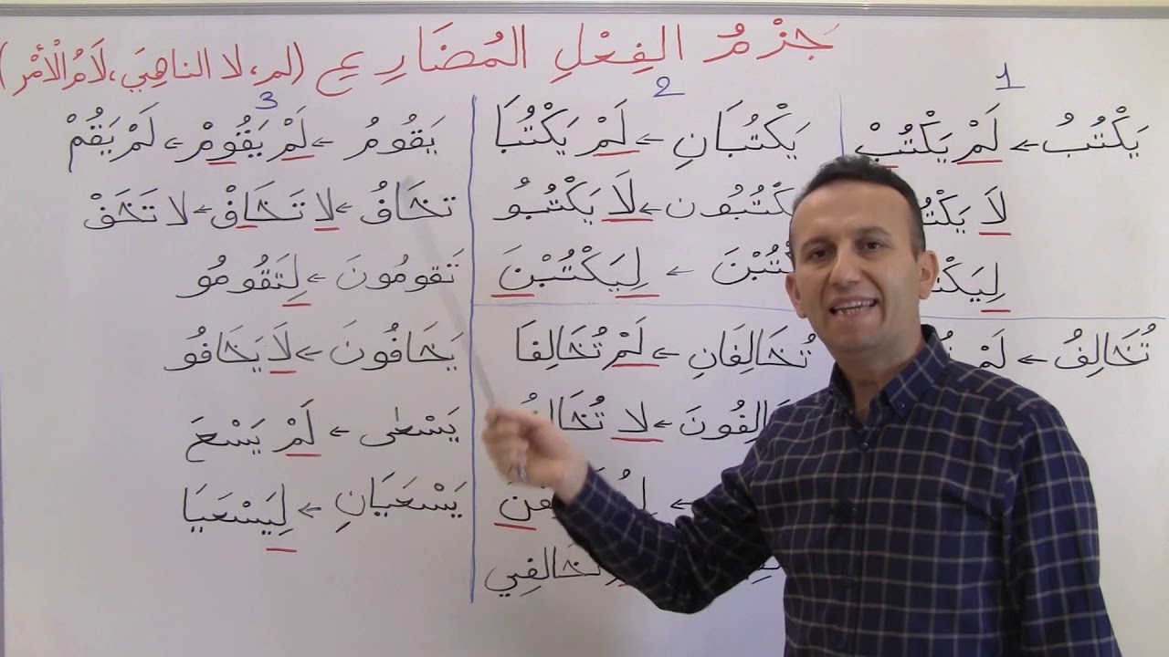 Muzâri Fiili Cezm Eden Edatlar ve İrabı 18.Ders