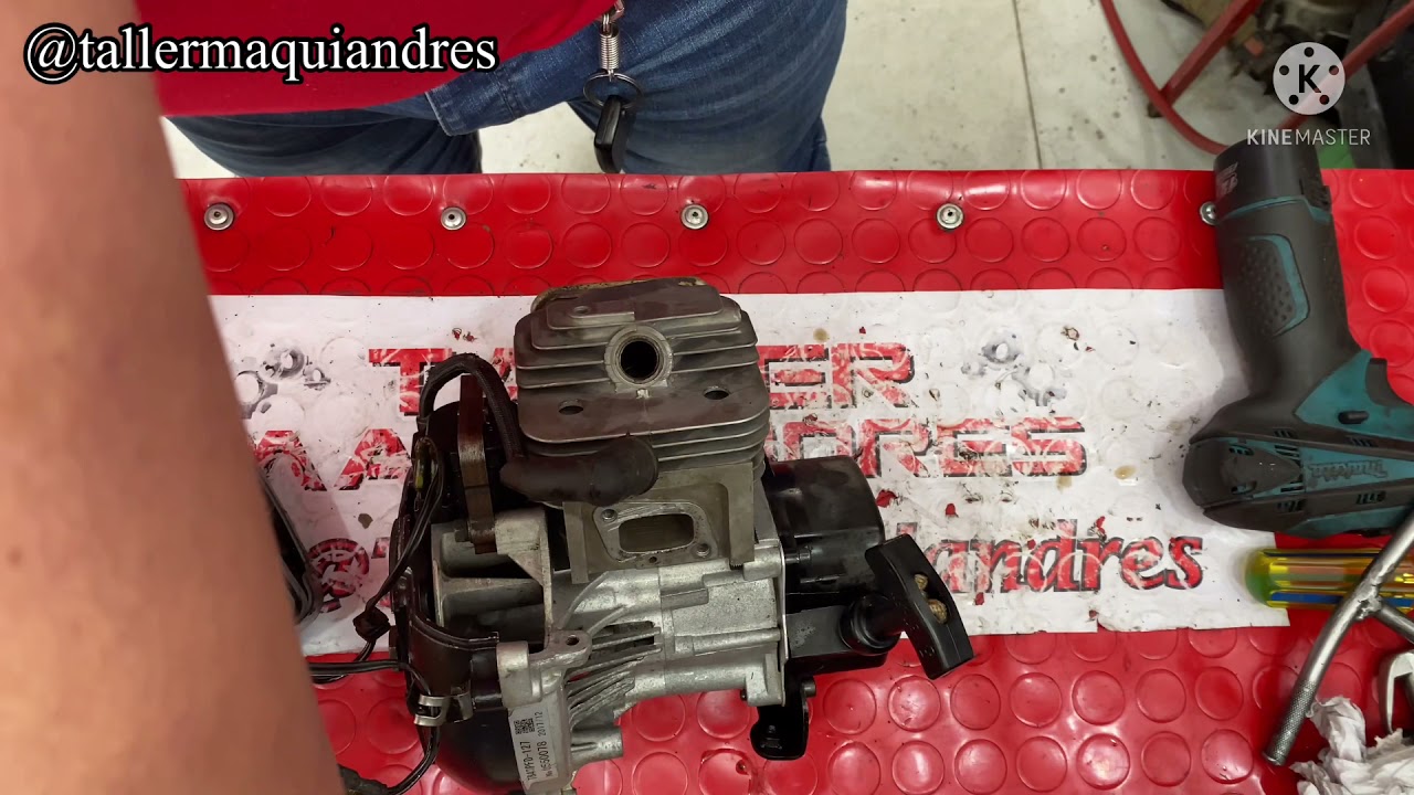 Como reparar desmalezadora Mitsubishi tb43@motoborda1960