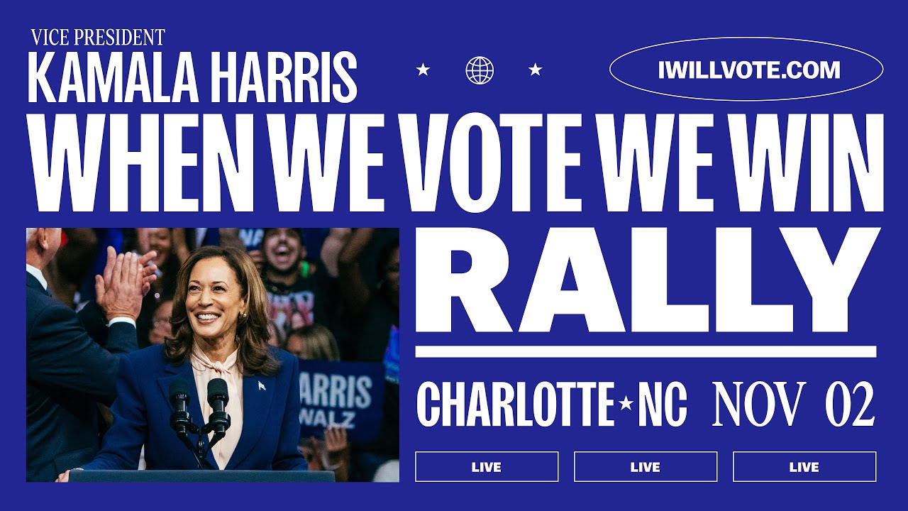 Vice President Kamala Harris at NC Rally with Special Guests | Harris-Walz 2024