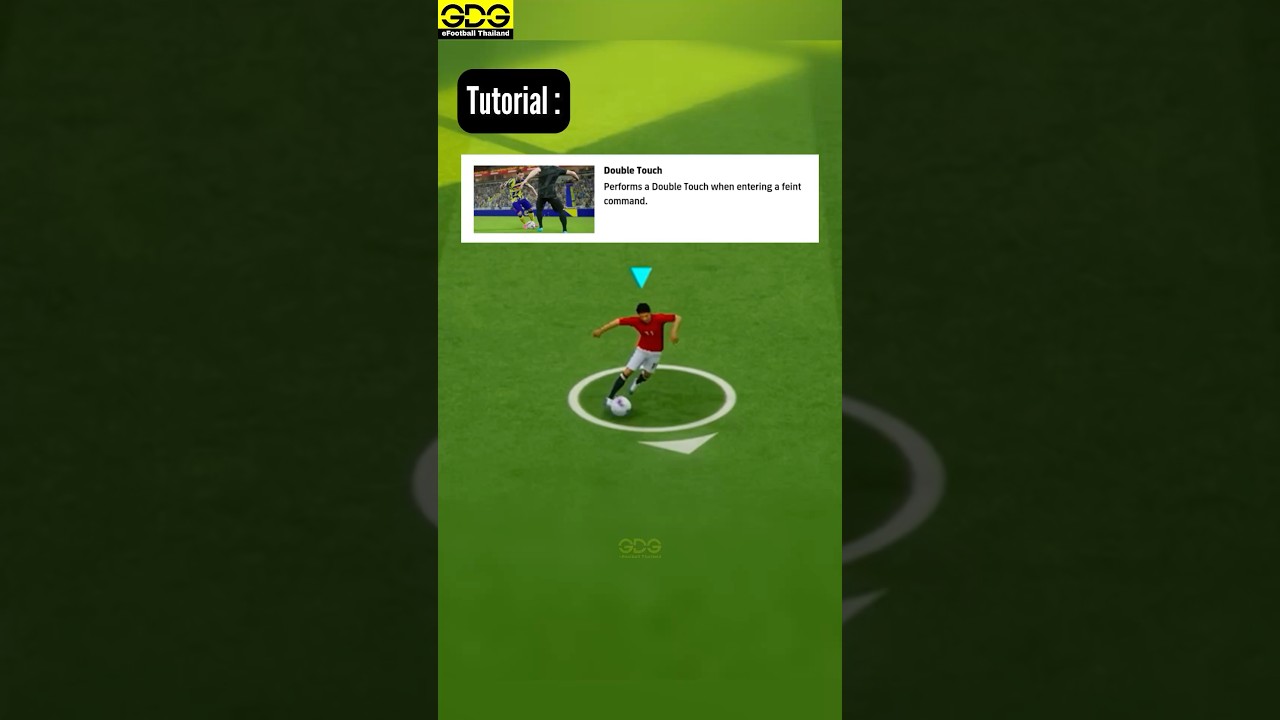 Tutorial dribbling Skill: Double Touch 🦵 🦵☠️ efootball 2026 #efootball