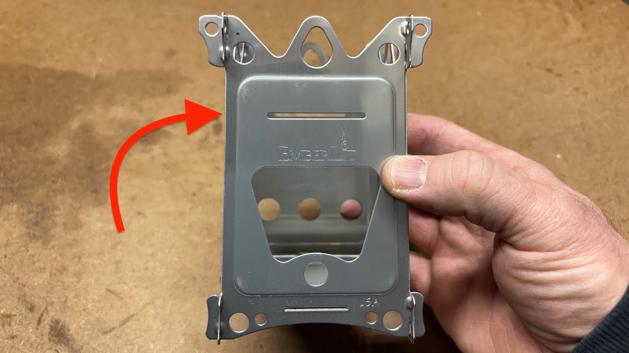 Tiny Wood-Burning Stove for Your Cook Kit! Emberlit Fireant