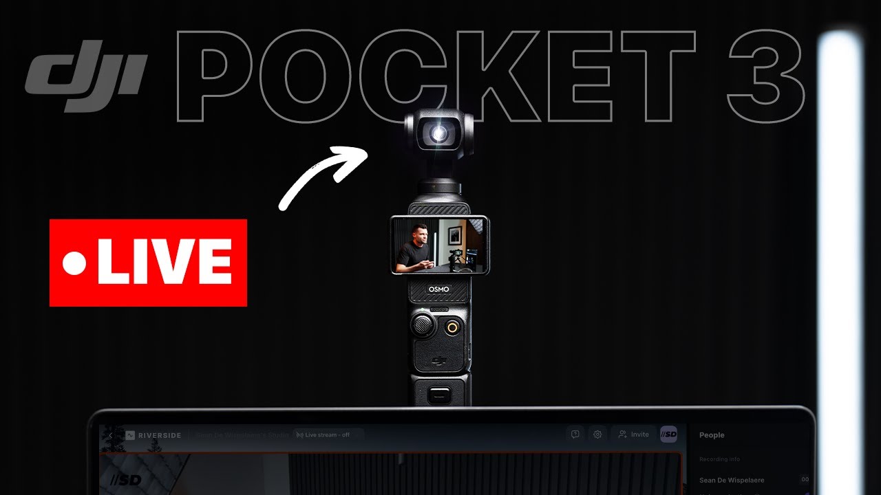 Настройка веб-камеры DJI Osmo Pocket 3 и потоковой трансляции стала проще