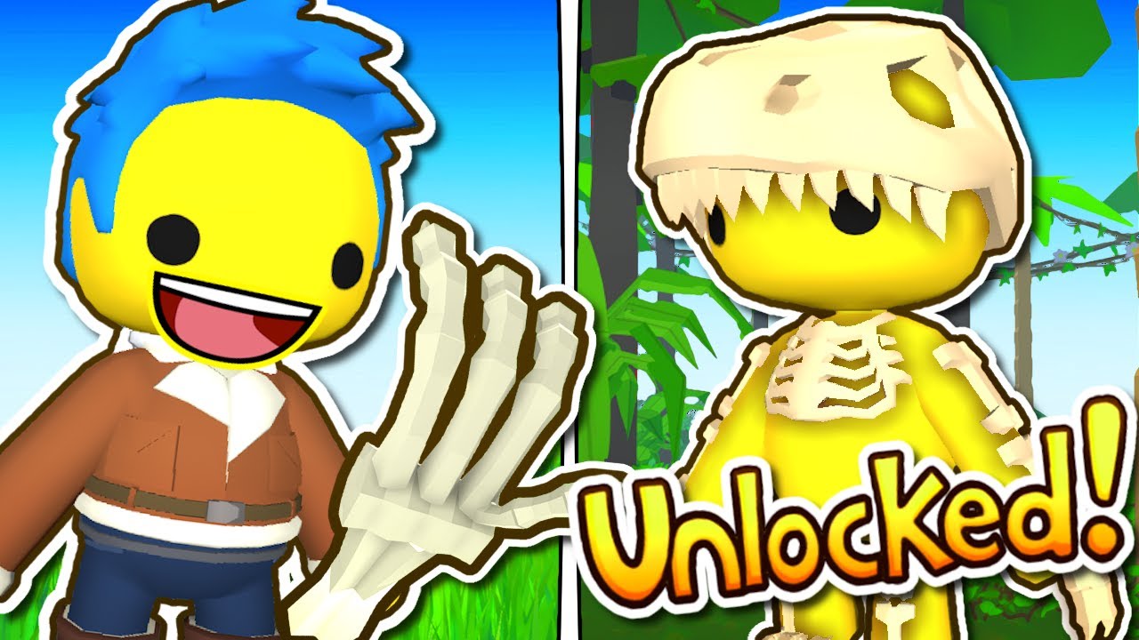 Finder Dinosaur-Skelet & Unlocker SJÆLDENT Outfit! (Wobbly Life)