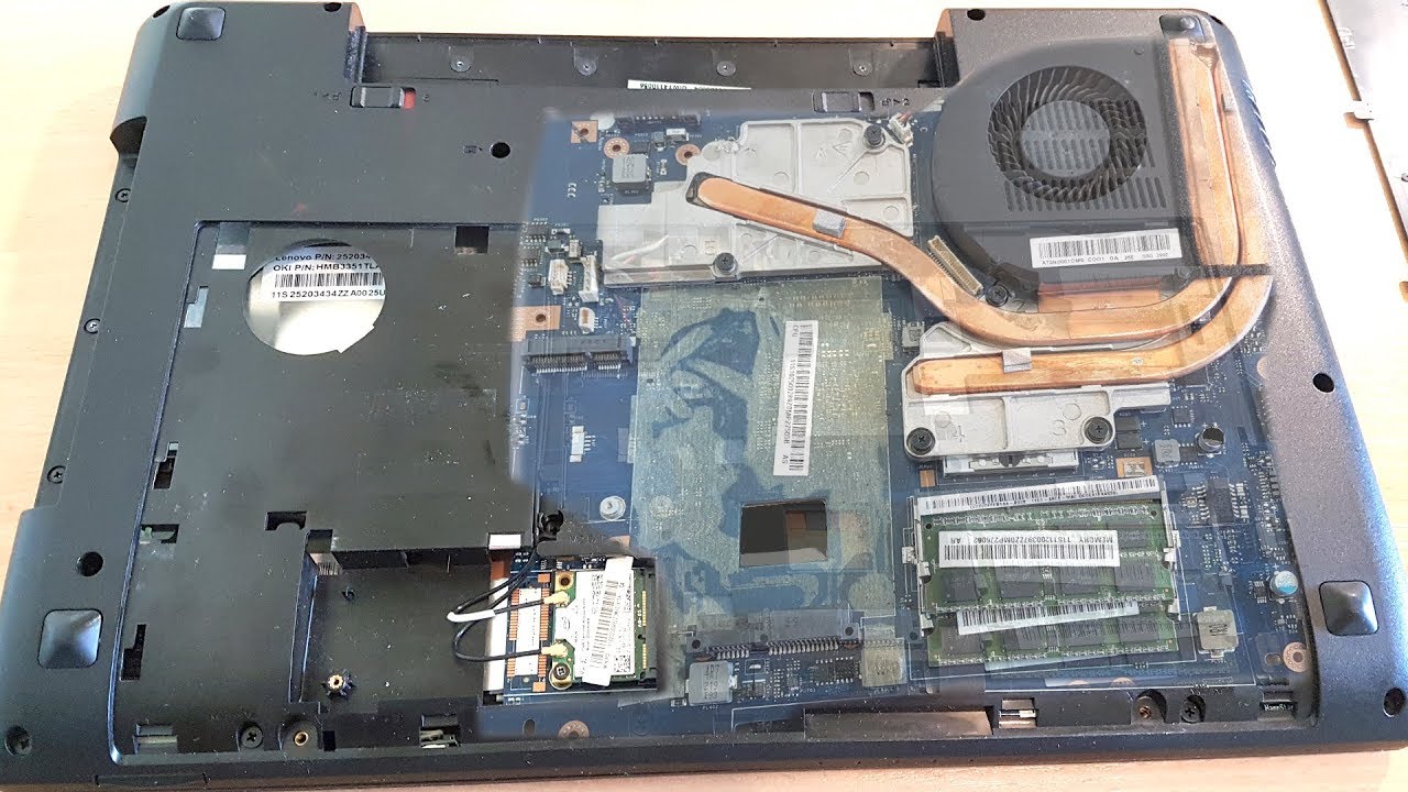 Меняем термопасту на Lenovo Y580