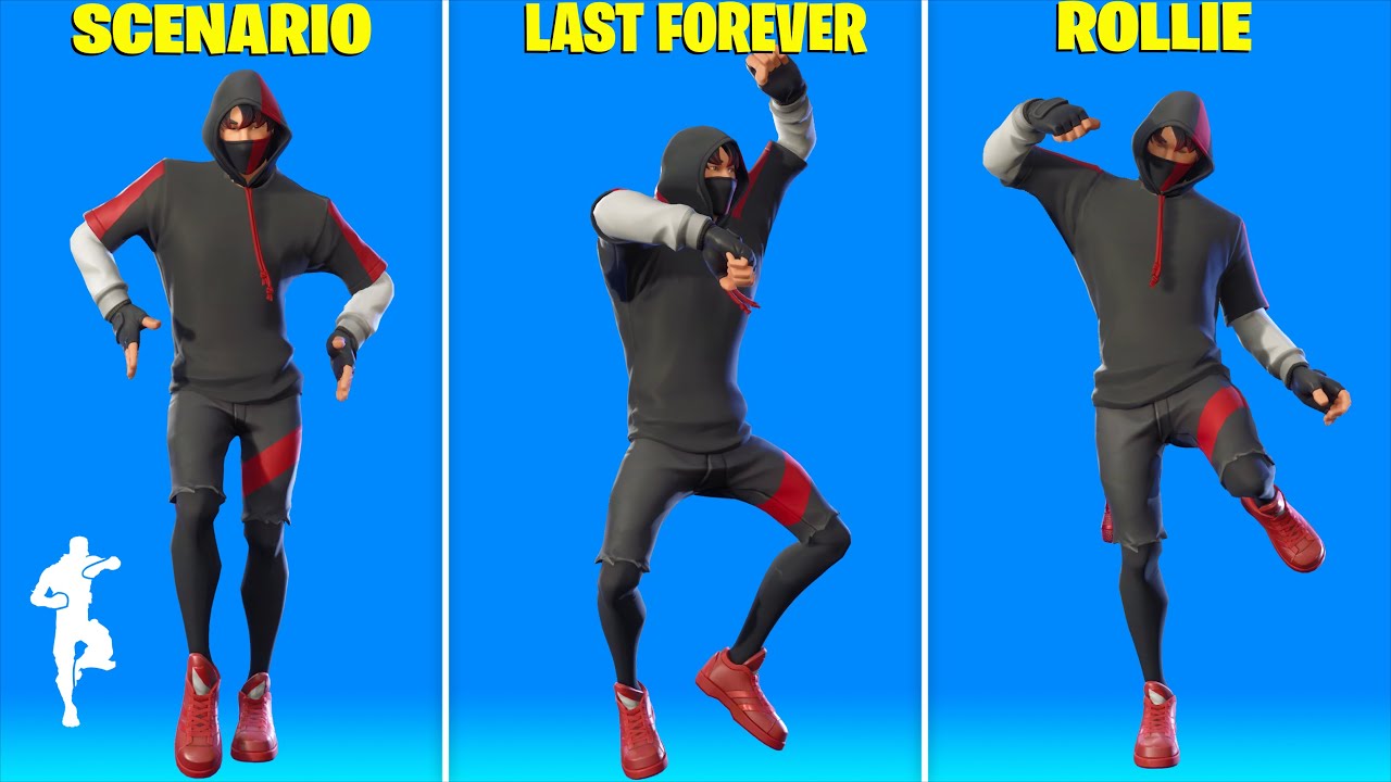 Fortnite IKONIK Skin With Best Dances & Emotes!