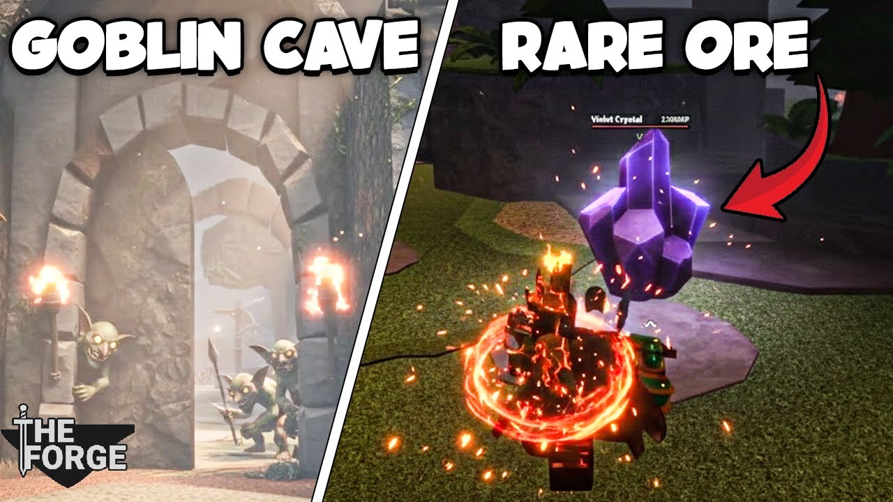 RAHASIA!! Cara Membuka Goblin Cave & Mendapatkan Crystal Langka di The Forge