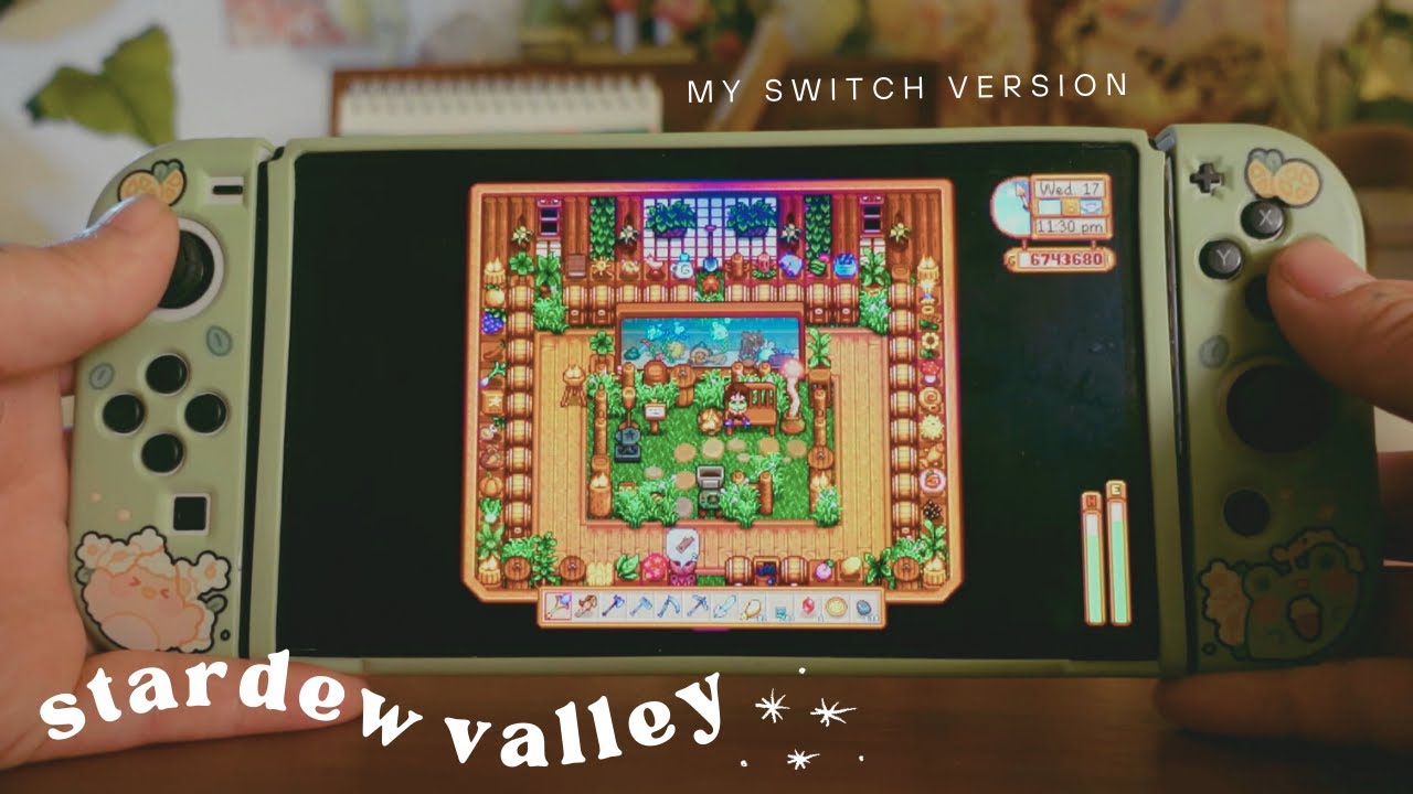 Stardew Valley cottagecore farm on my switch