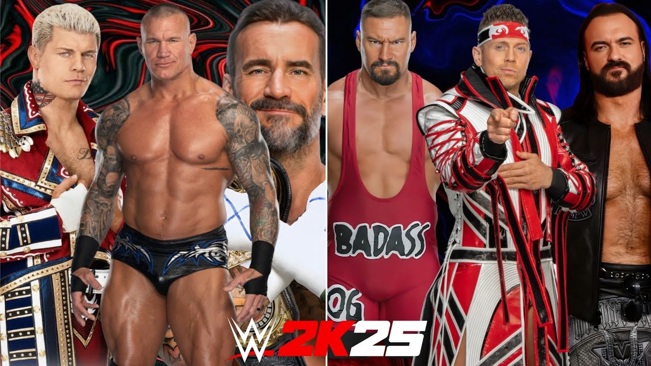 Рэнди Ортон, Коди Роудс, CM Punk против Дрю Макинтайра, Брон Брейкер и Миз
