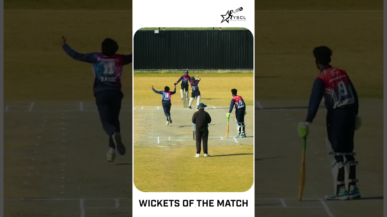 YSCL 2025 | Wickets of the Match | The Cricket Revolution Starts Here! #Shorts