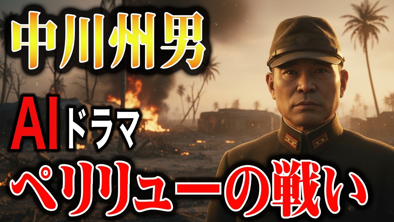 【ペリリュー島の戦い】中川州男 勝利を捨てた司令官｜AIドラマ