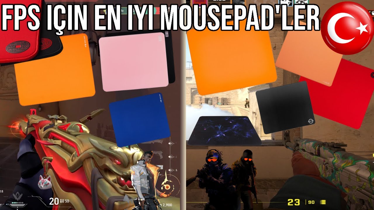 [Türkçe/Turkish] FPS için en iyi mousepad'ler 2024 (Vaxee/Esptiger/Artisan/Zowie/LGG/Steelseries...)