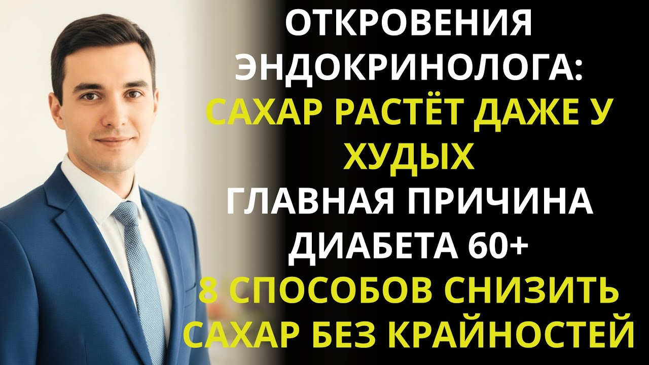 8 СПОСОБОВ СНИЗИТЬ САХАР В КРОВИ / Что на самом деле вызывает диабет у худых людей?