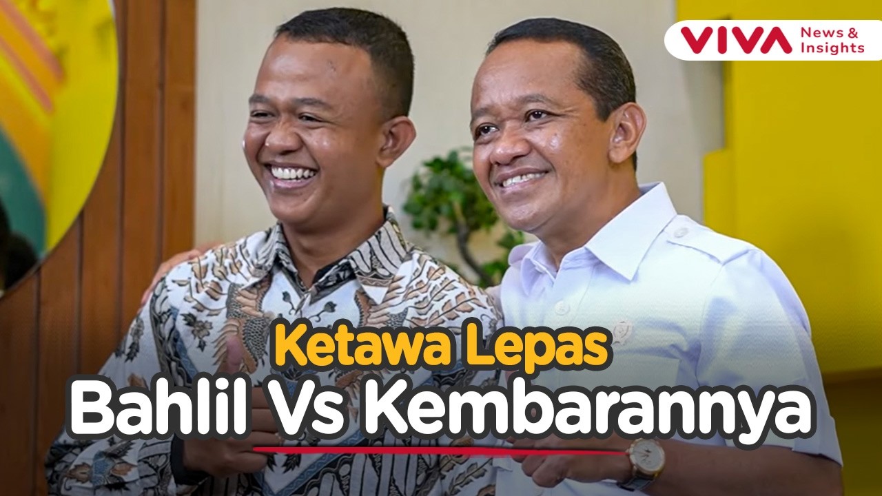 Momen Bahlil Lahadalia Tertawa Ngakak Saat Bertemu ‘Kembarannya’