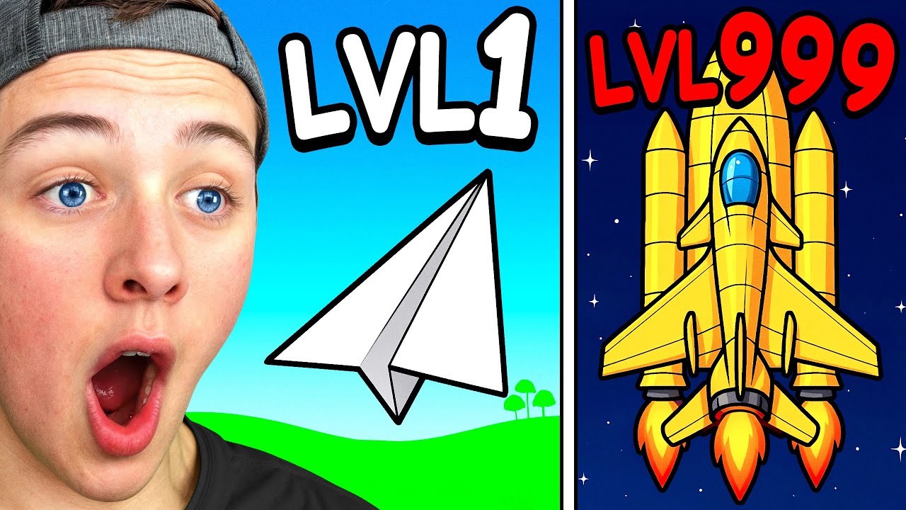 NOOB PAPER PLANE vs HACKER ROCKET SHIP!