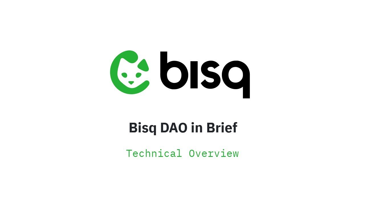 Bisq DAO in Brief: Technical Overview