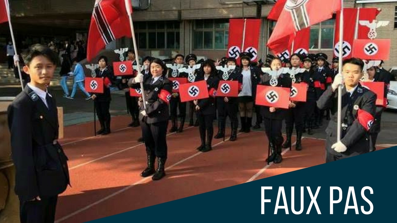 Estudiantes en Taiwán recrean desfile nazi con música de Darth Vader