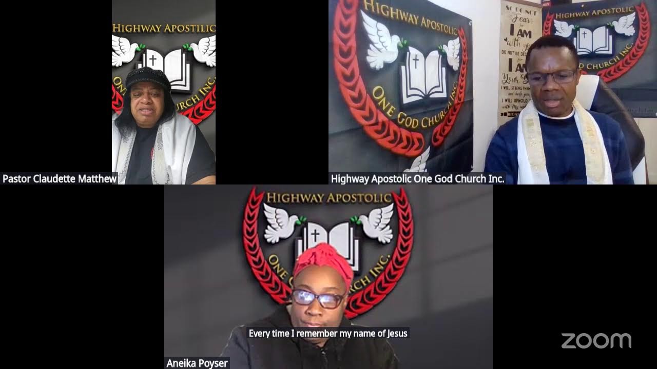 Highway Apostolic One God Church Inc,PRAYING THE WORDS FOR GOD,🕊🕊🕊