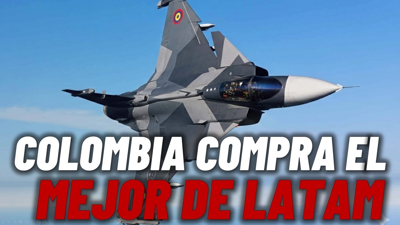 ✈️¿Qué hace al Gripen E el caza MÁS AVANZADO  para Colombia?