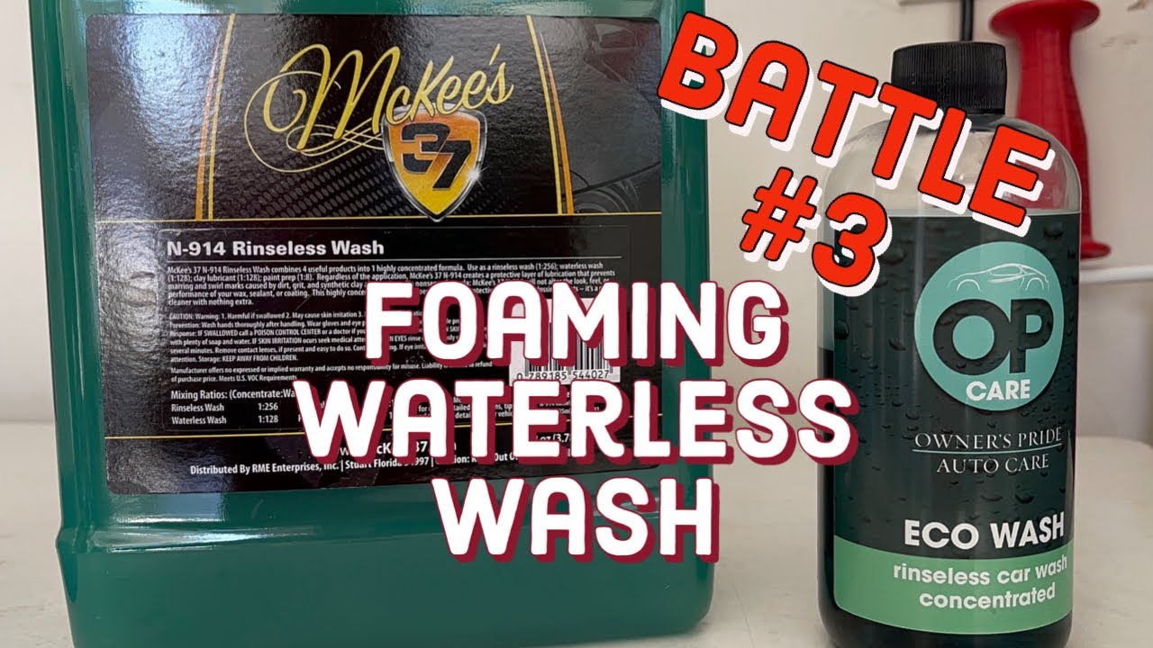 Foaming Waterless Wash/ Battle #3/ McKee’s 37 VS Owner’s Pride/ Car Washing/ Auto Detailing