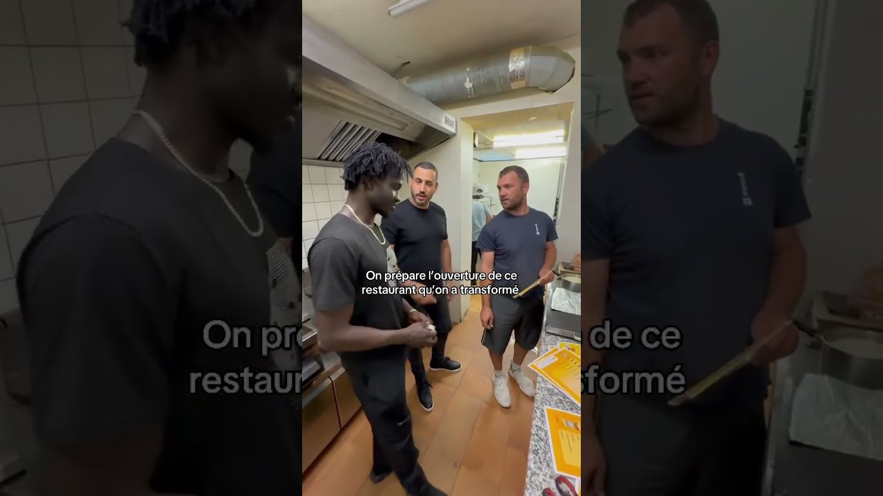 Pr&eacute;paration de l&rsquo;ouverture de ce restaurant qu&rsquo;on a transform&eacute;