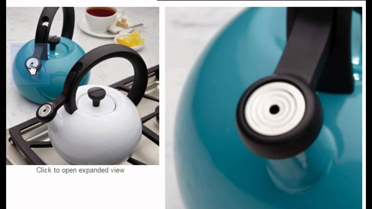 Circulon 2 Quart Circles Teakettle, Capri Turquoise