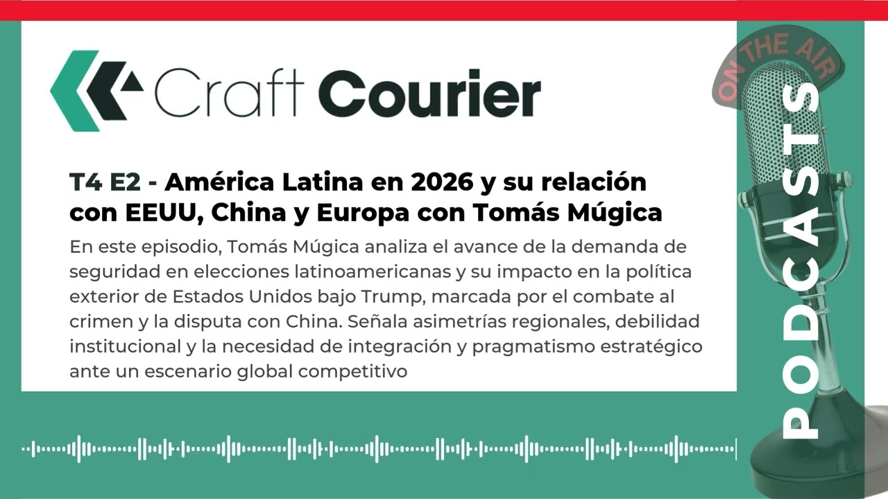 S4 E2 - América Latina en 2026 y su relación con EEUU, China y Europa, con Tomás Múgica