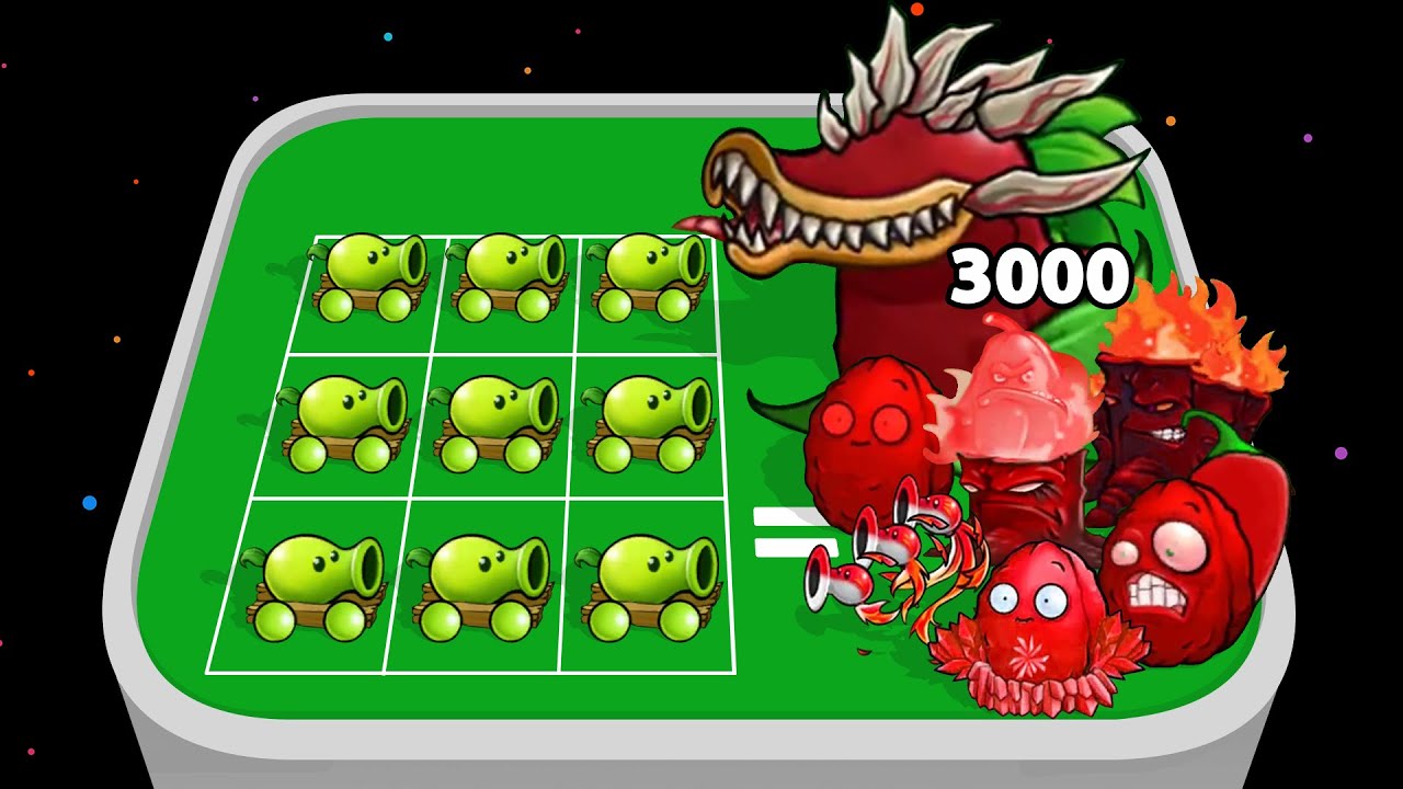 PVZ Fusion MOD (Game 01.3) Merge Plants vs. Zombies Evolution Gameplay, Android Games Merge Battles