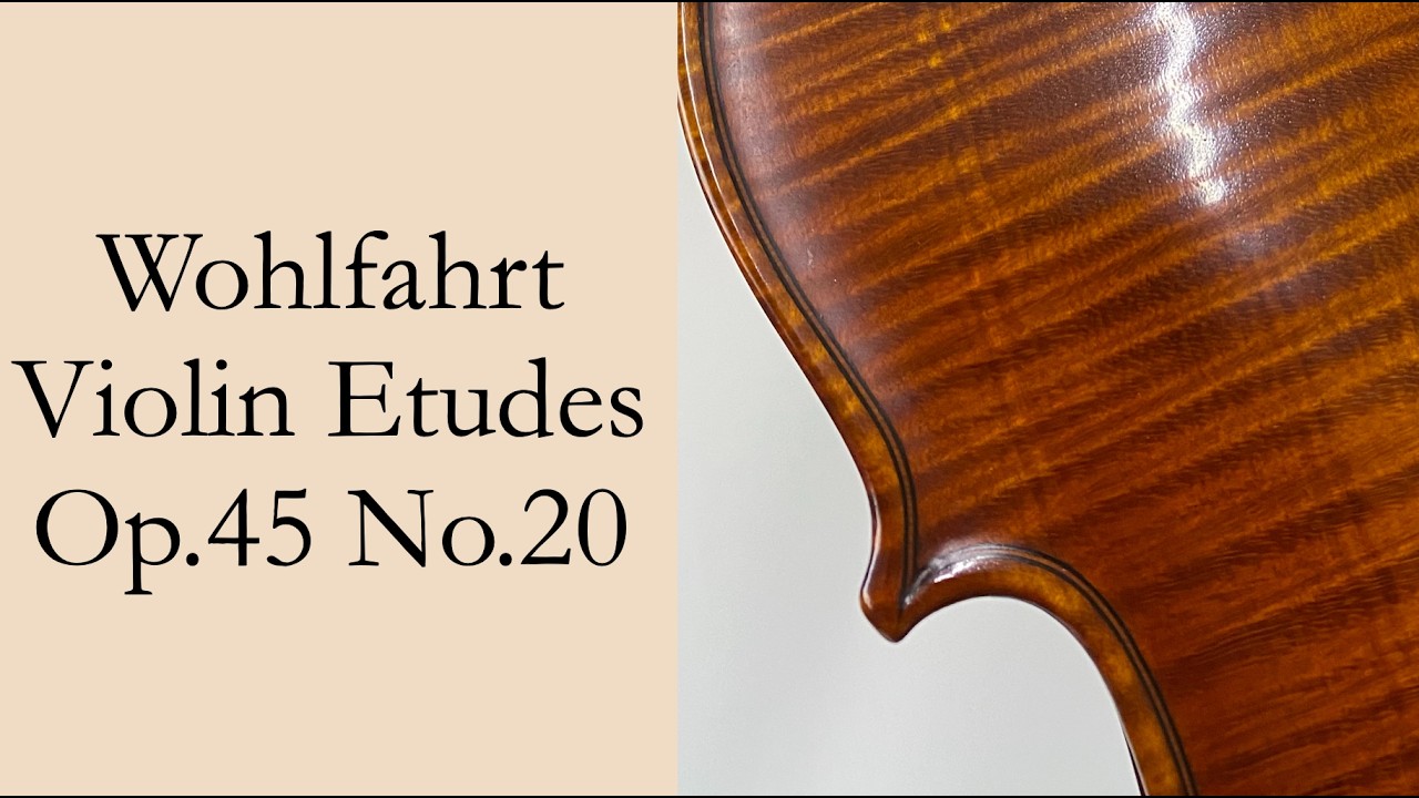 Wohlfahrt Violin Etudes Op.45 No.20