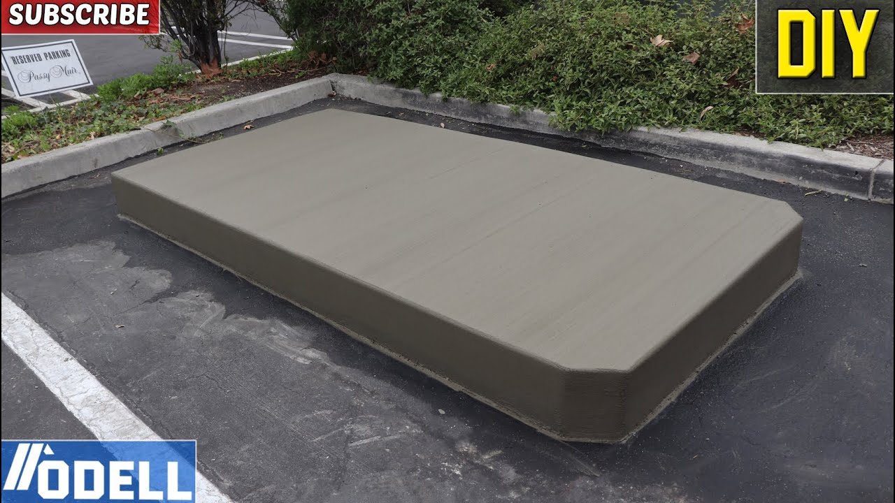 How to Pour a Concrete Slab over Asphalt
