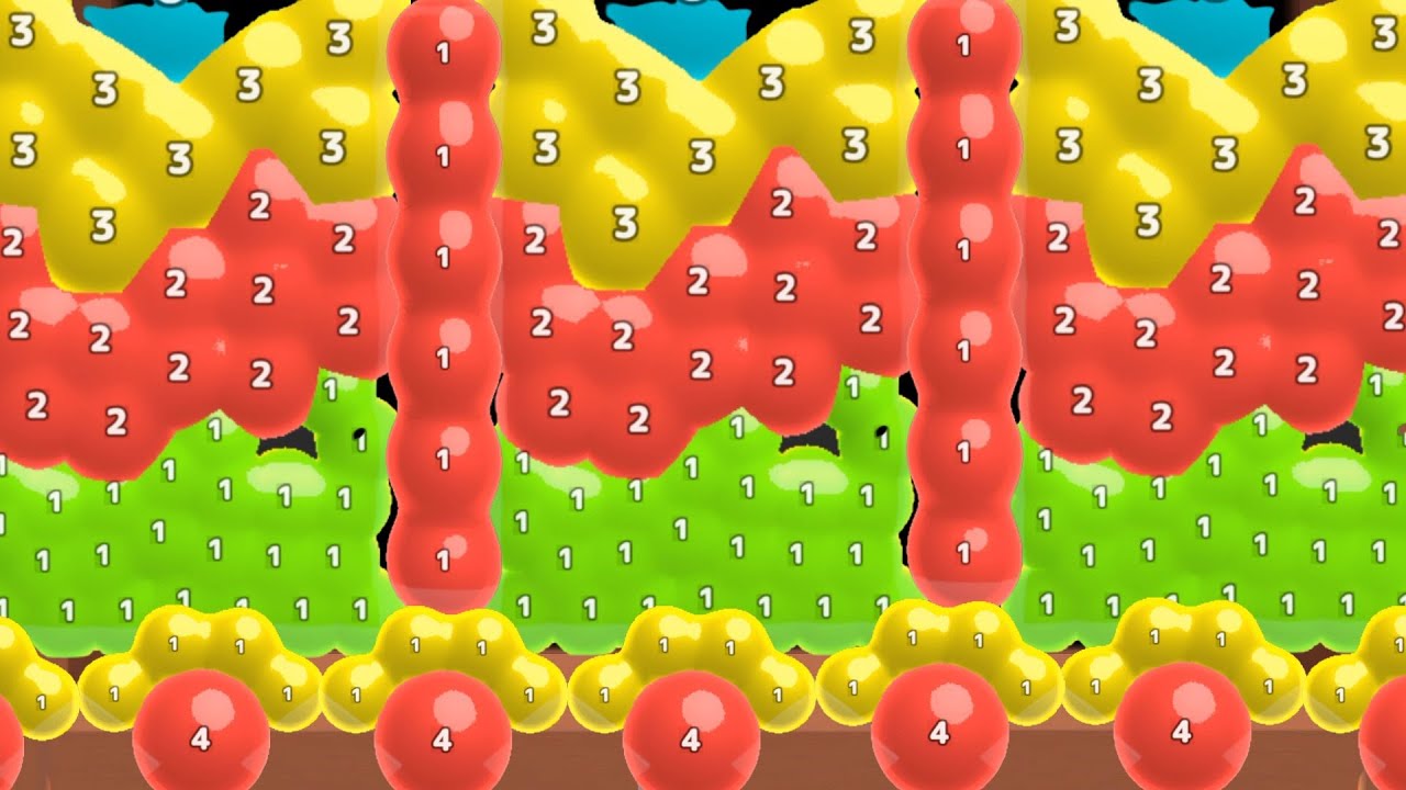 Melty Bubble (jelly 2048) 🆚 Happy Glass 🍷 2048 gameplay part #47