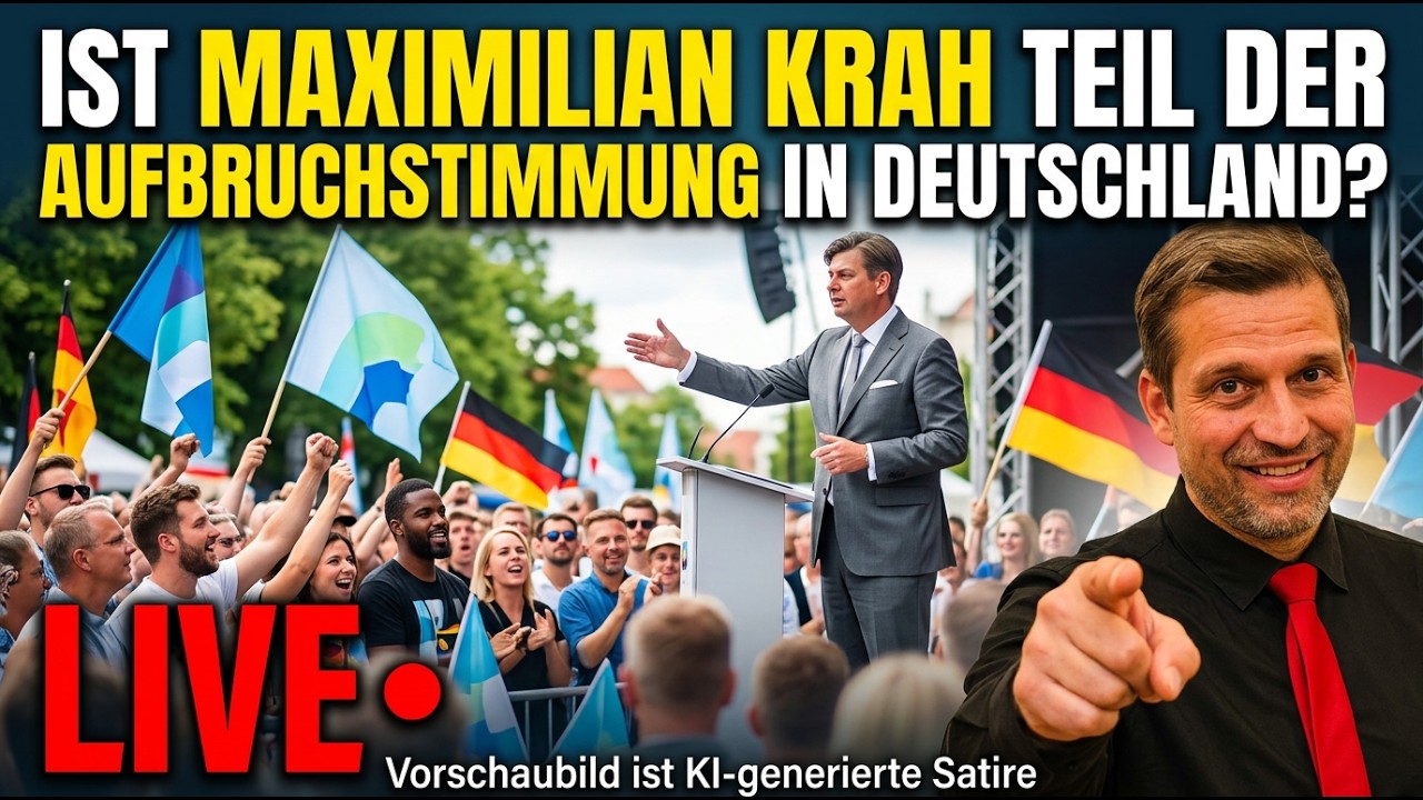 ❌️LIVE‼️💙 IST MAXIMILIAN KRAH TEIL DER AUFBRUCHSTIMMUNG IN DEUTSCHLAND❓️🇩🇪