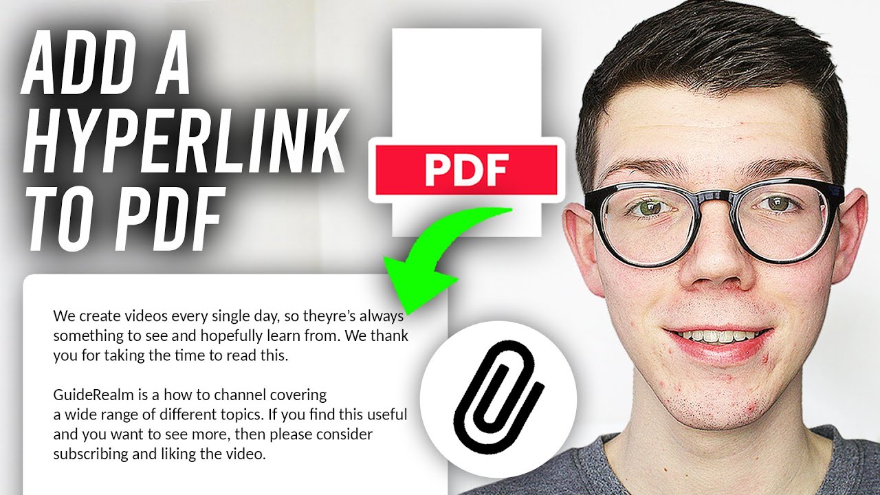 How To Add Hyperlink In PDF File - Full Guide