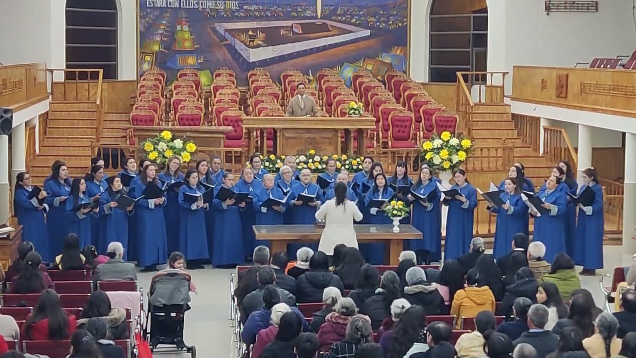 Dame de beber. Coro de Dorcas IEP Parral,  Chile.