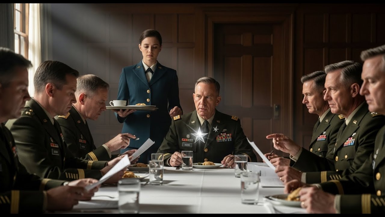 Her Superior Made Her Serve Lunch to the Generals - Until One Spotted the Silver Star on Her Uniform