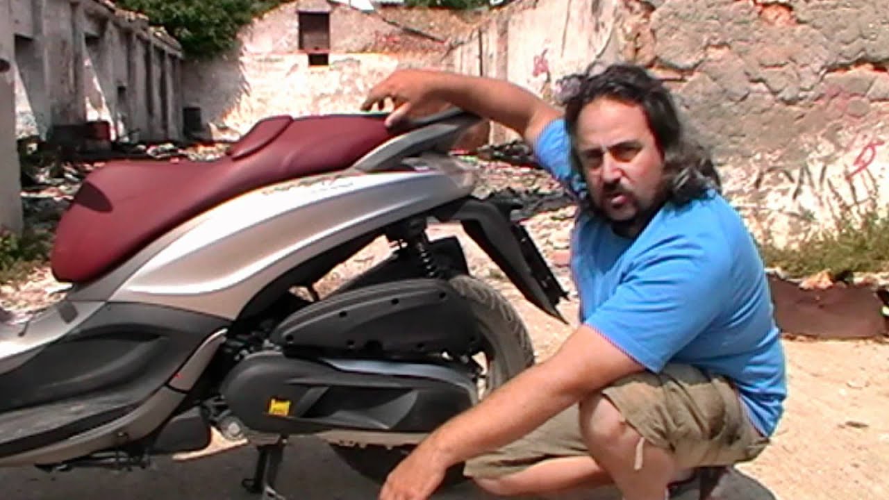 PIAGGIO BEVERLY 350 SP .KOKKINA FEGARIA TEST