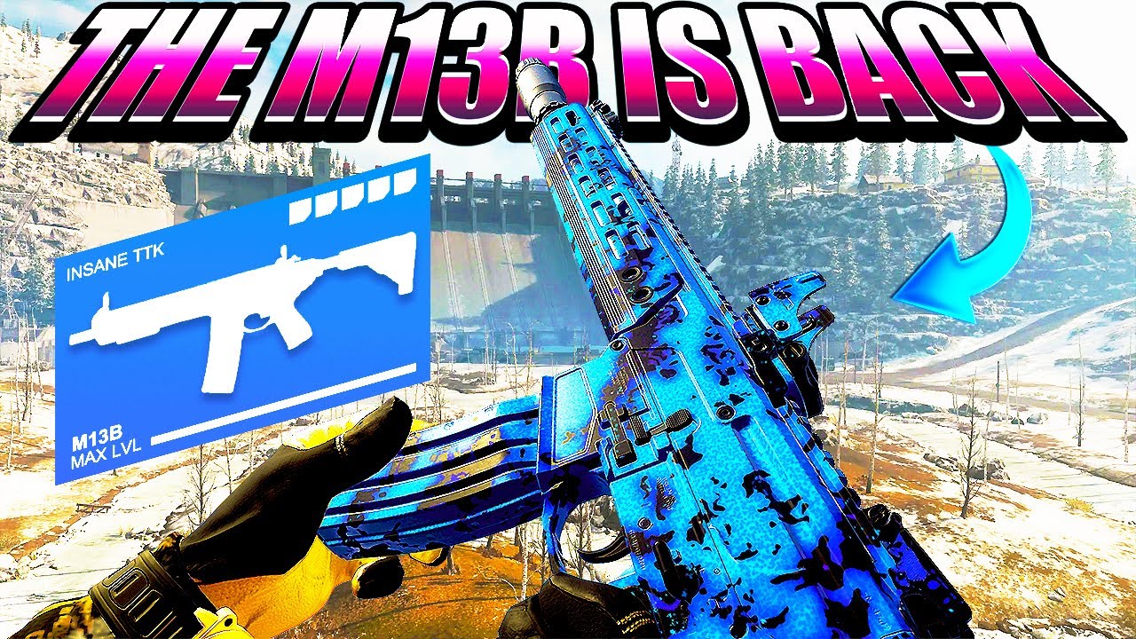 New M13B build is actually META again in WARZONE VERDANSK! (INSANE TTK)